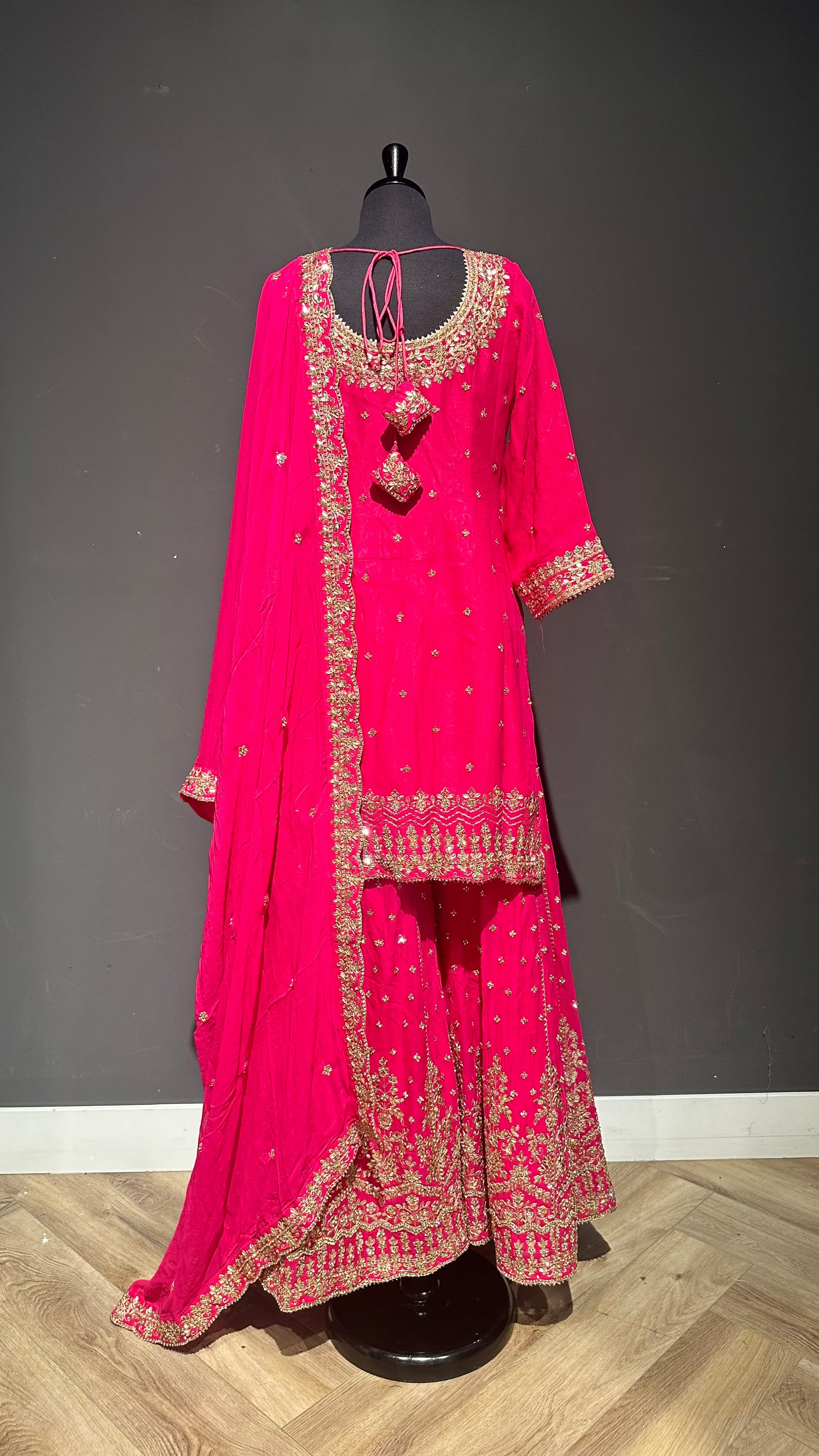 Swarovski Emboidery Sharara Suit