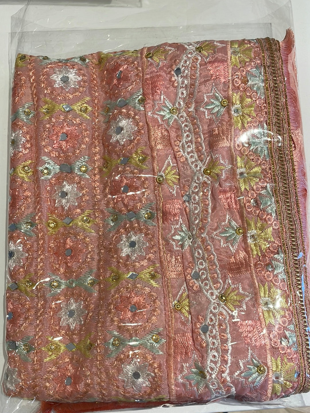 Multi Colour Chinnon Phulkari Dupattas