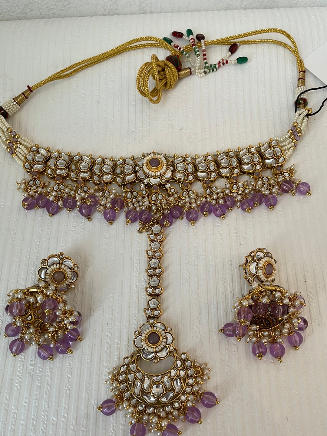 Kundan Set With Jhumki Earrings