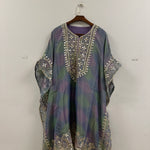 Gotta Patti Embroidery Kaftan Set