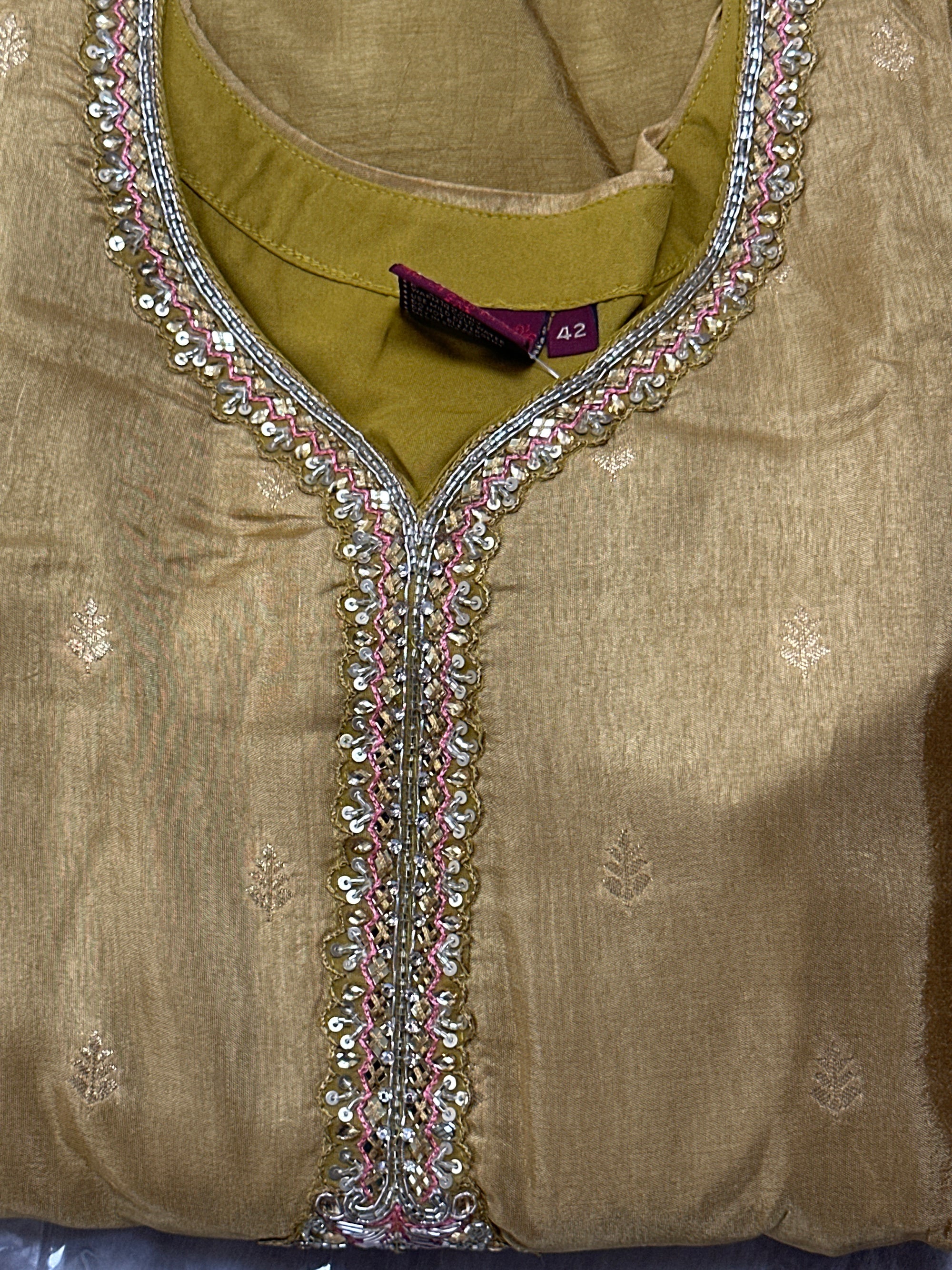 Banarsi Fabric Pant suit