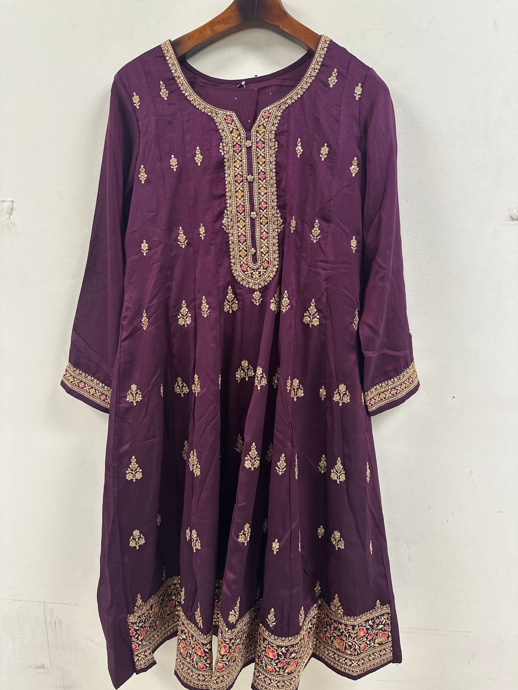 Embroidered Anarkali Suit