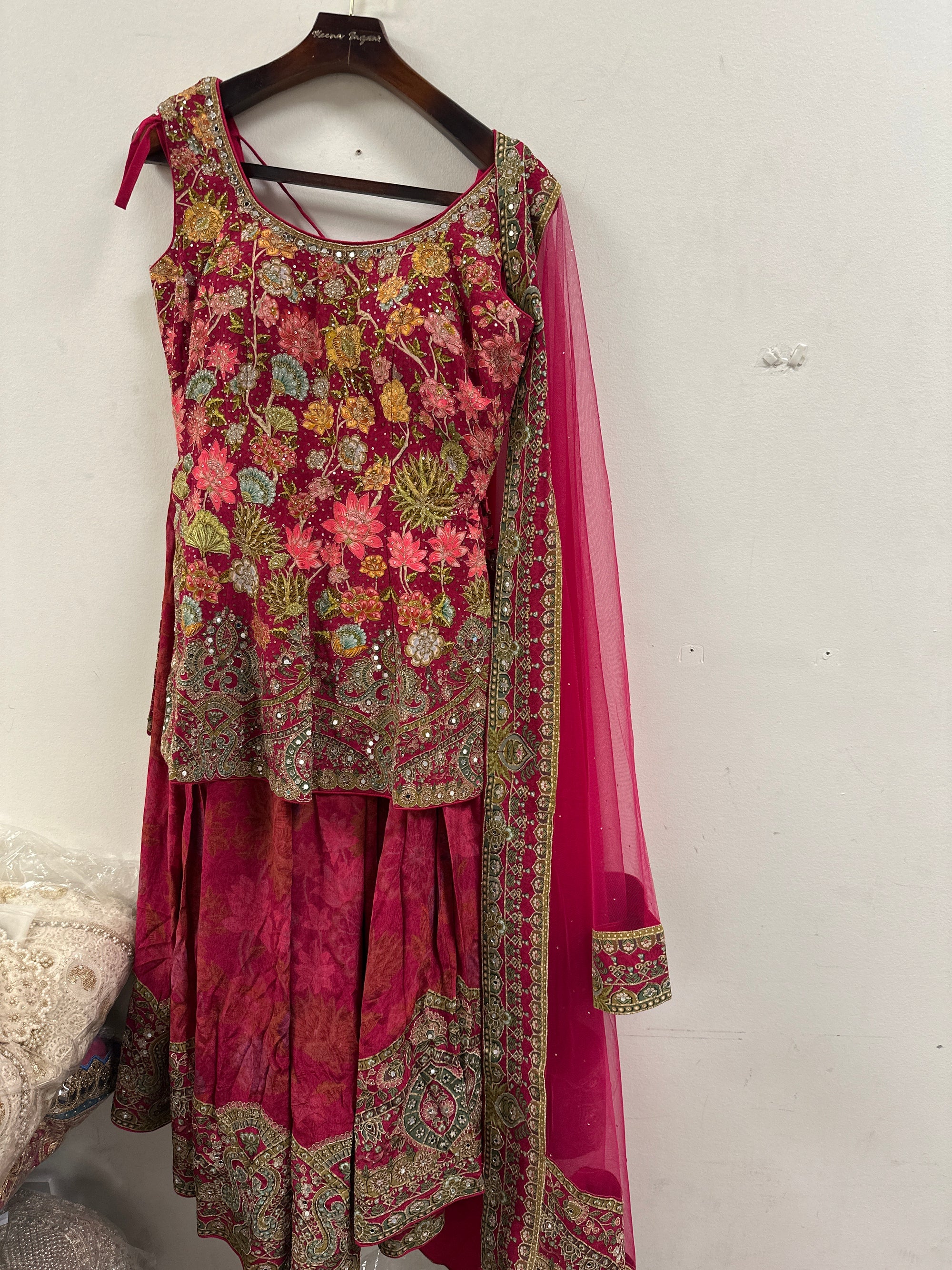 Stunning Printed Sharara Suit