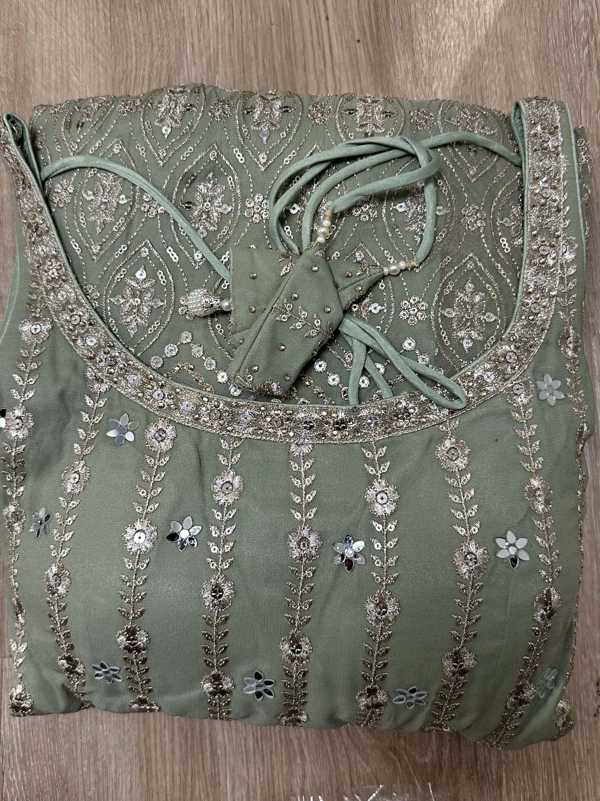 Embellished Gharara Suit