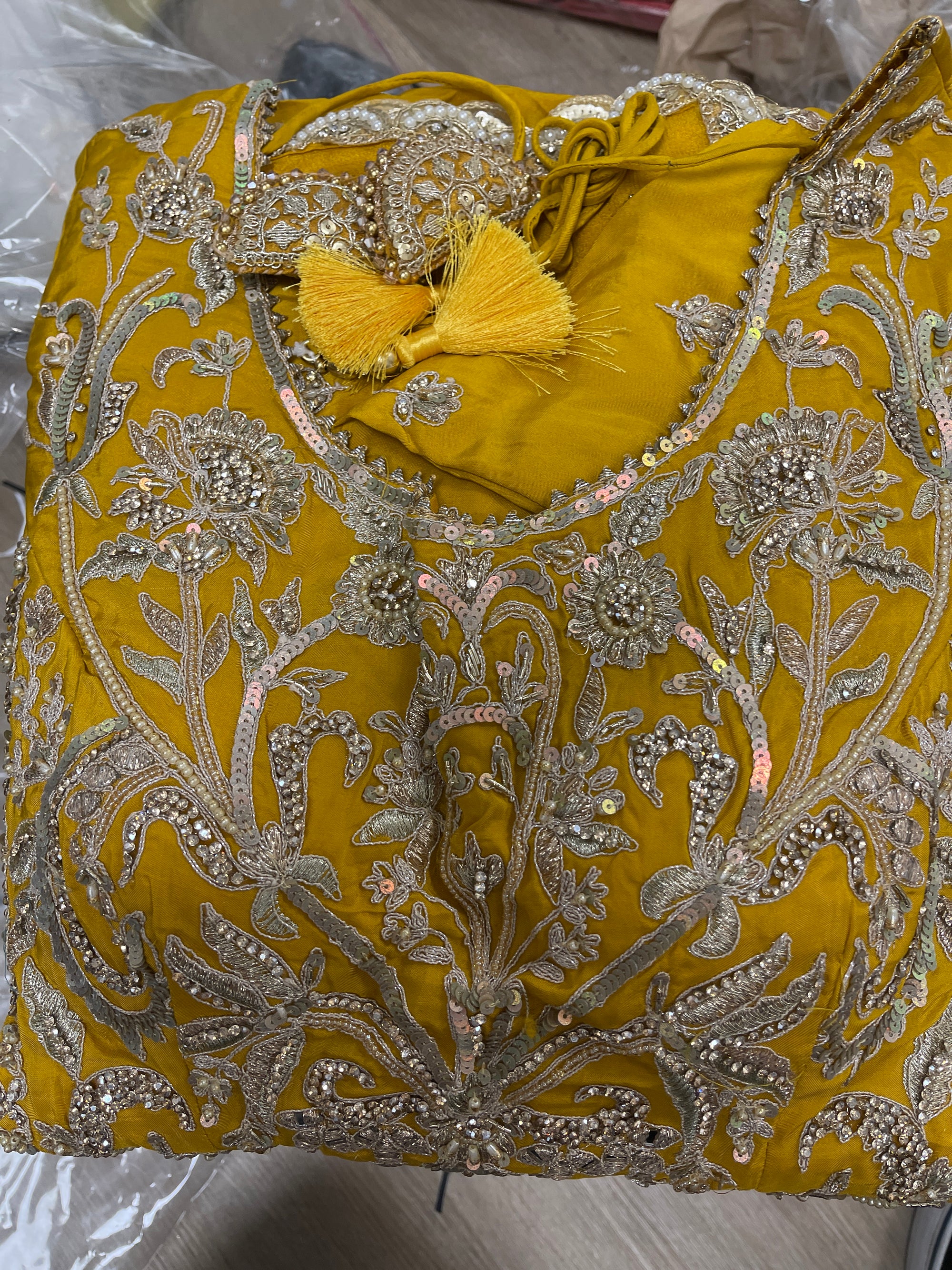 Beautifully Embroidered Pant Suit