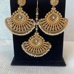 Temple Style Golden Tikka Set