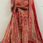 Stunning Printed Jaggo Lehenga