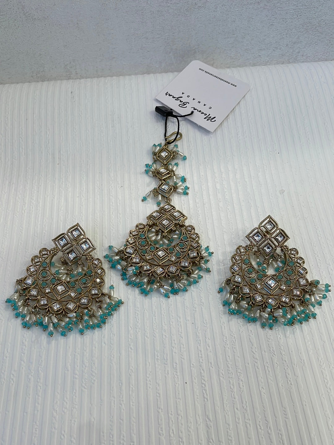 Chandelier Style Earring Tikka Set