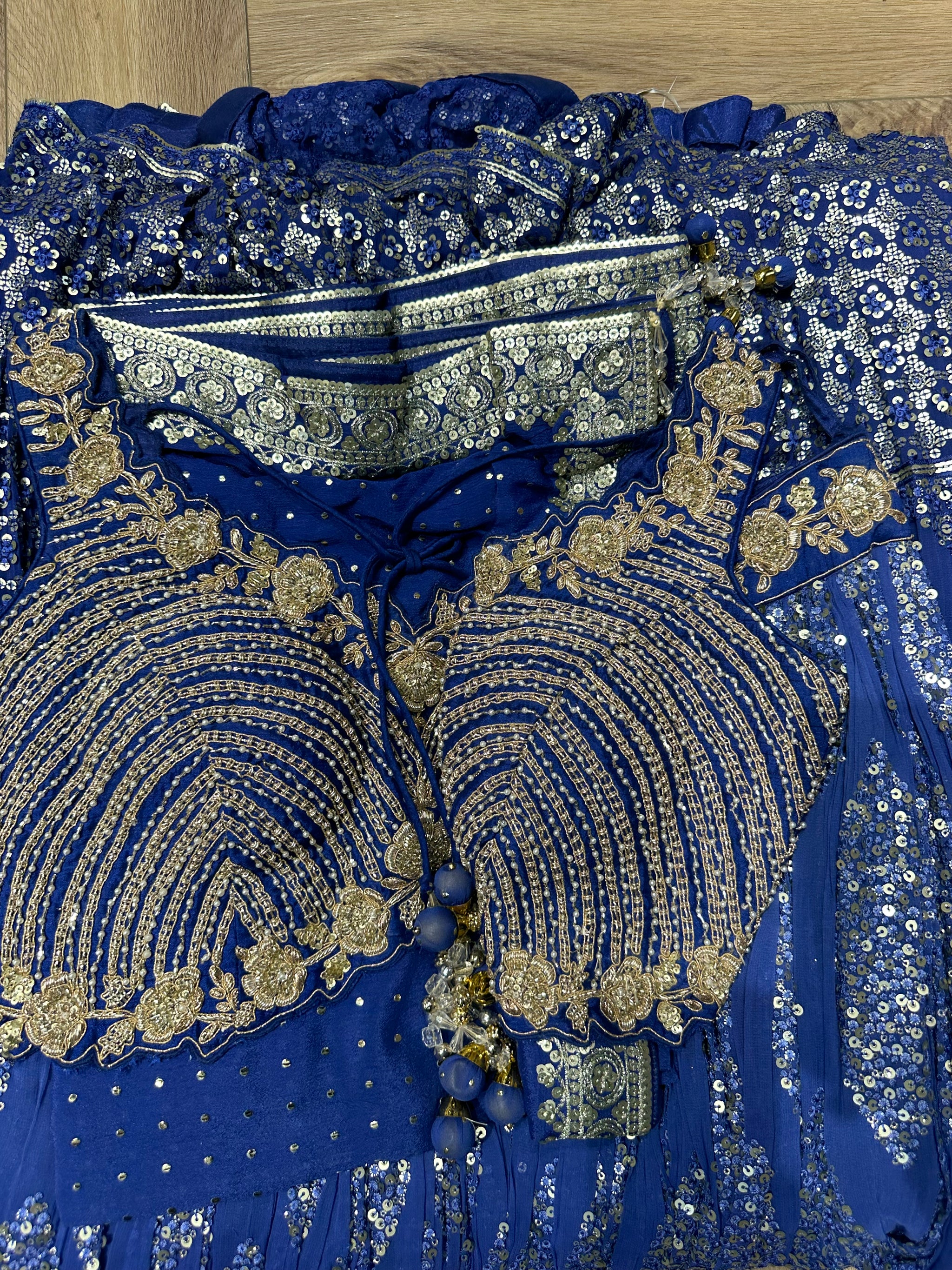 Heavy Blouse With Detailed Work Lehenga