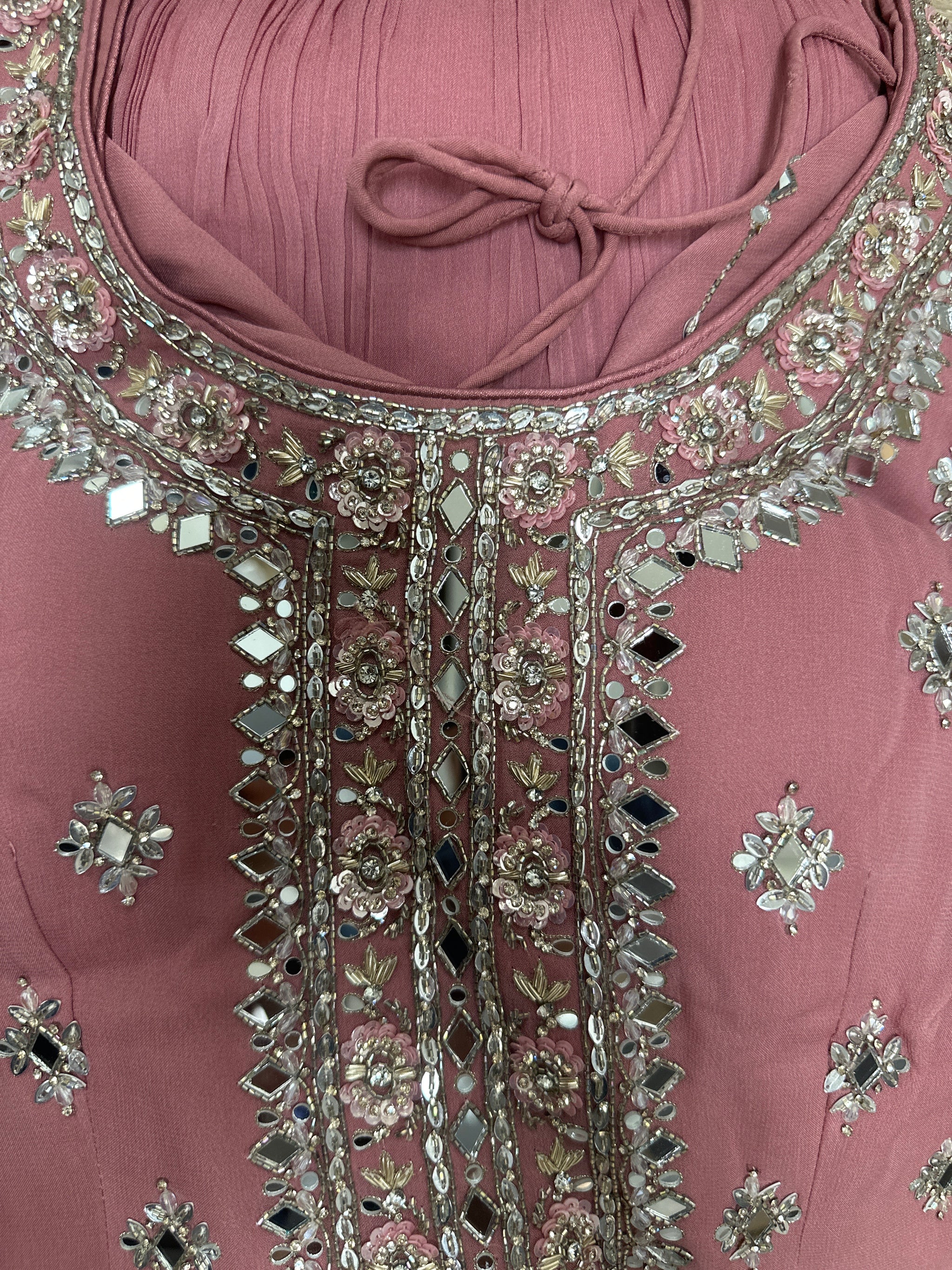 Mirror embellished Sharara Suit