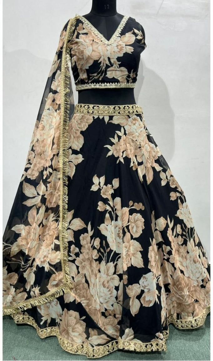 Floral Printed Lehenga