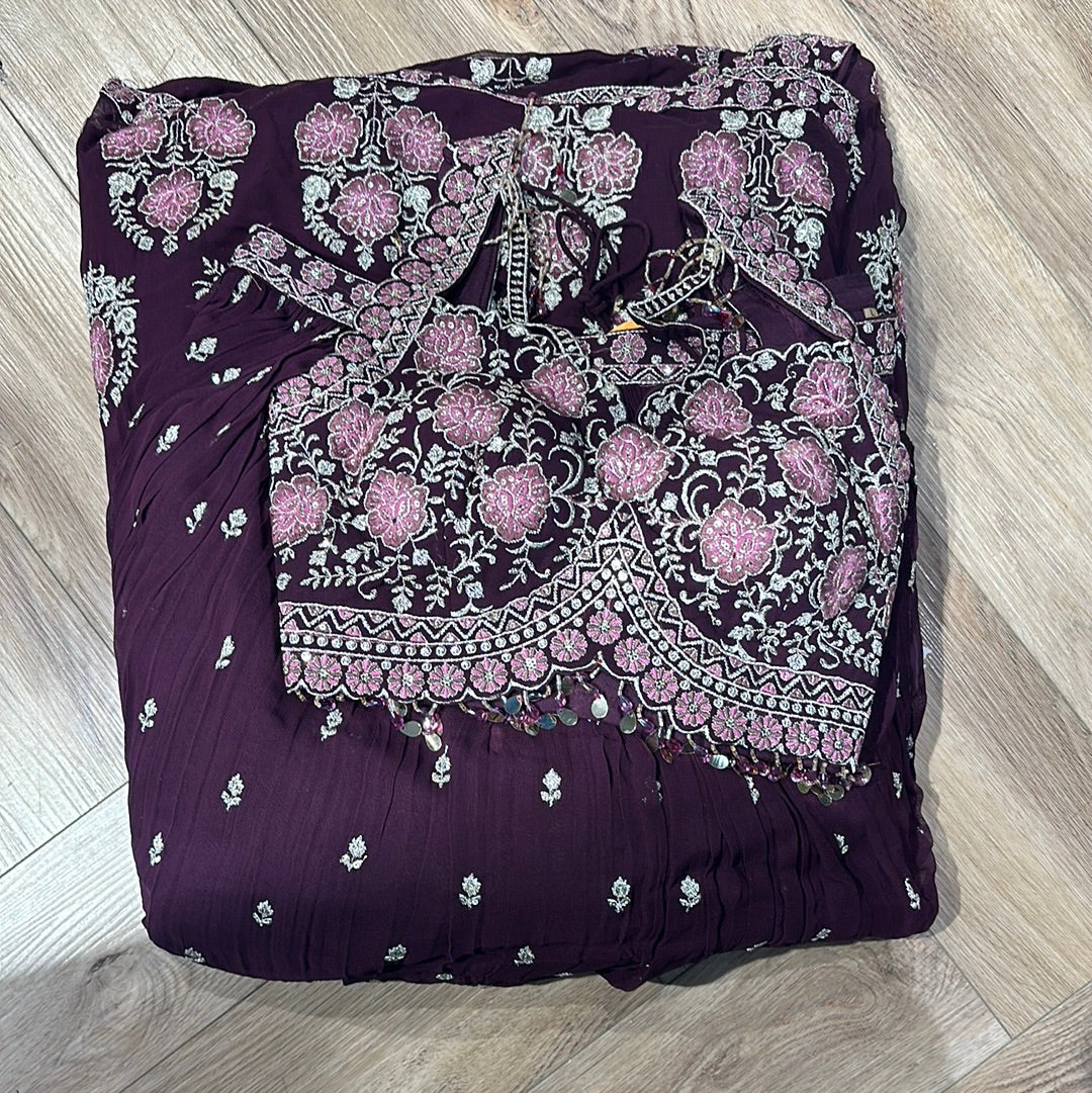 Floral Embroidery Lehenga