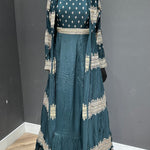 Gold Embroidery Anarkali With Jacket