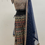 Multi color embroidery Indo Western Set