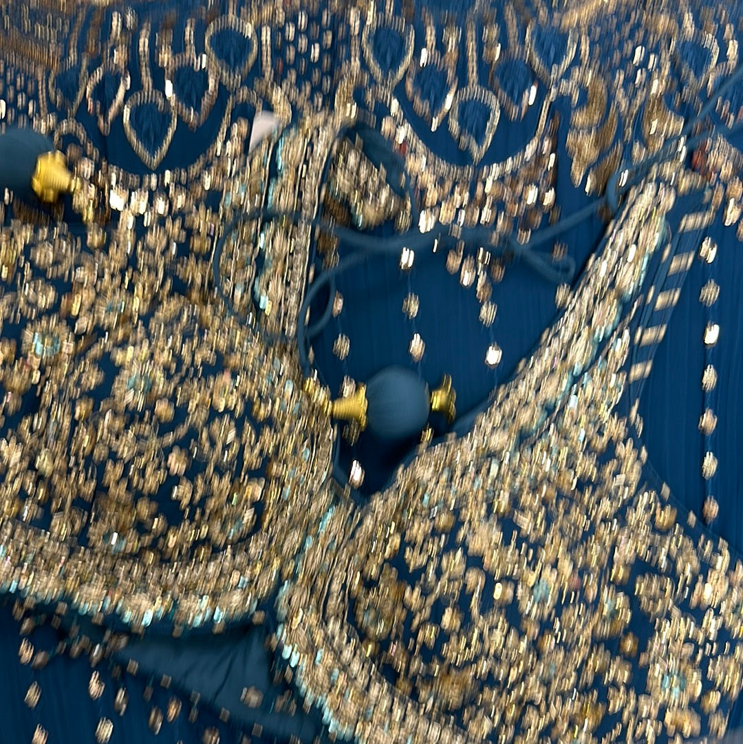 Motifs Blouse Lehenga Set