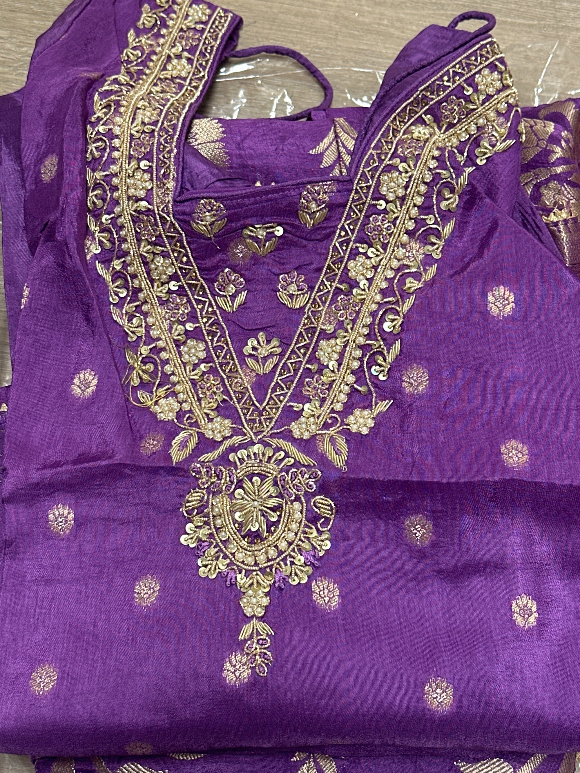 Banarasi Lehenga with Long Shirt