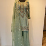 Heavy Embroidery Plazo Suit