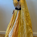 Yellow Banarsi Lehenga