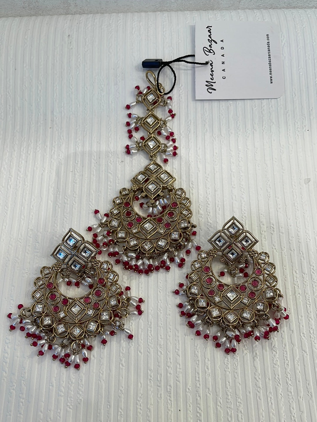 Chandelier Style Earring Tikka Set