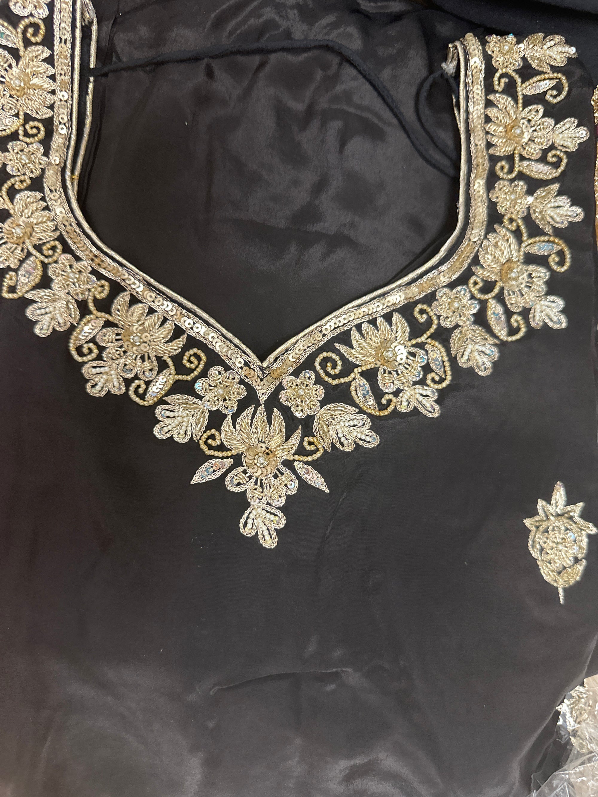 Traditional Embroidery Plazzo Suit