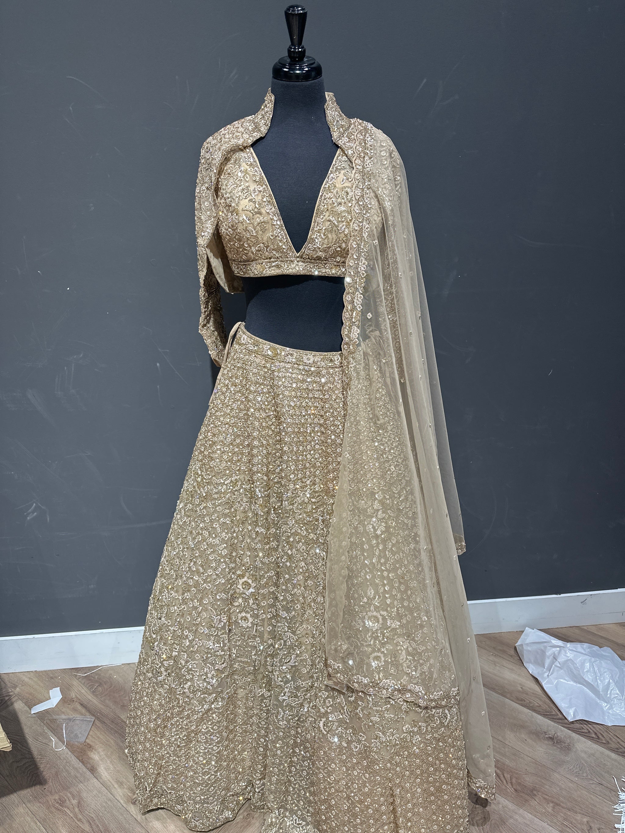 Gorgeous Sequin Reception Lehenga