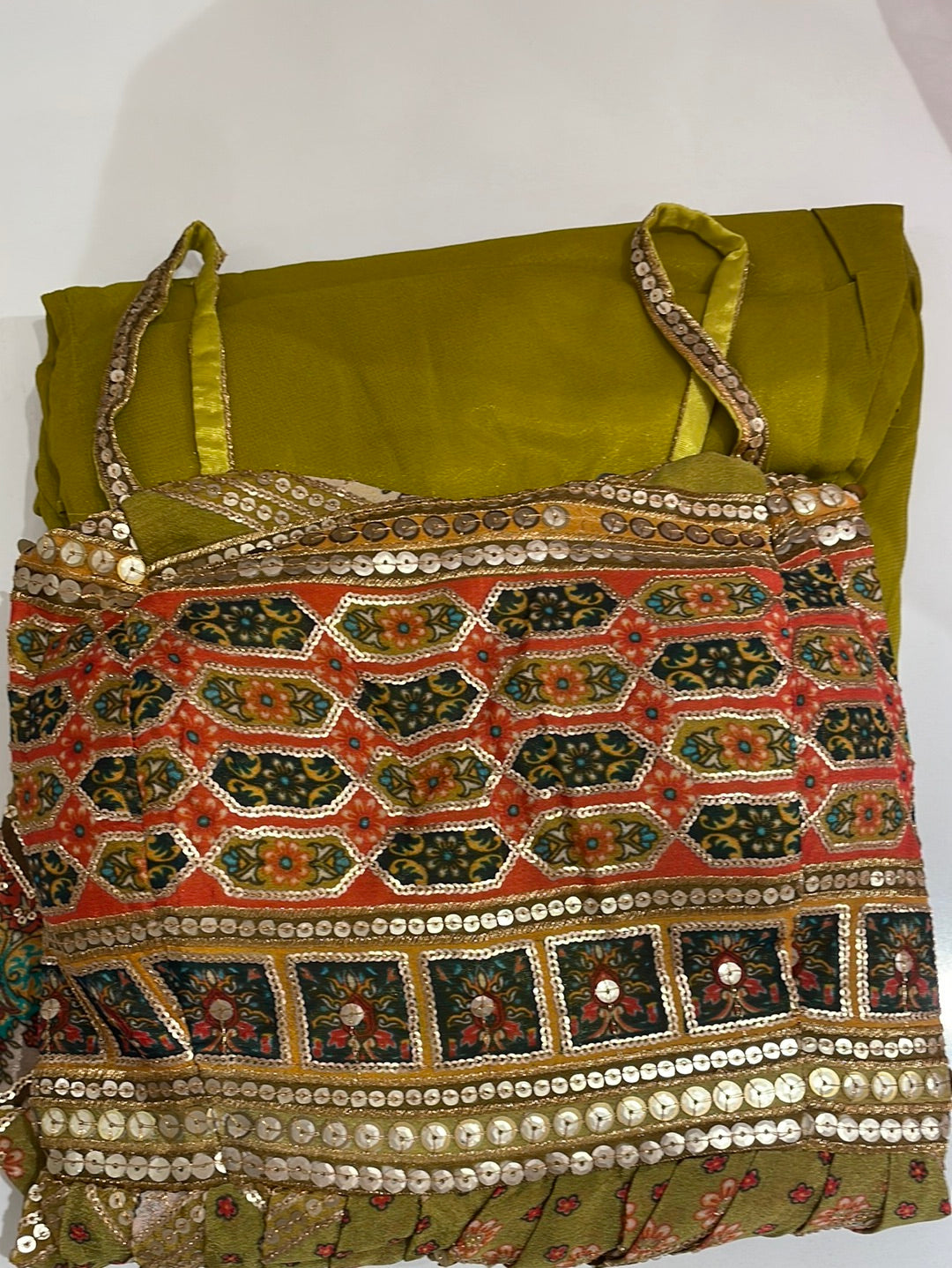 Jaipuri Print Peplum Plazo Suits