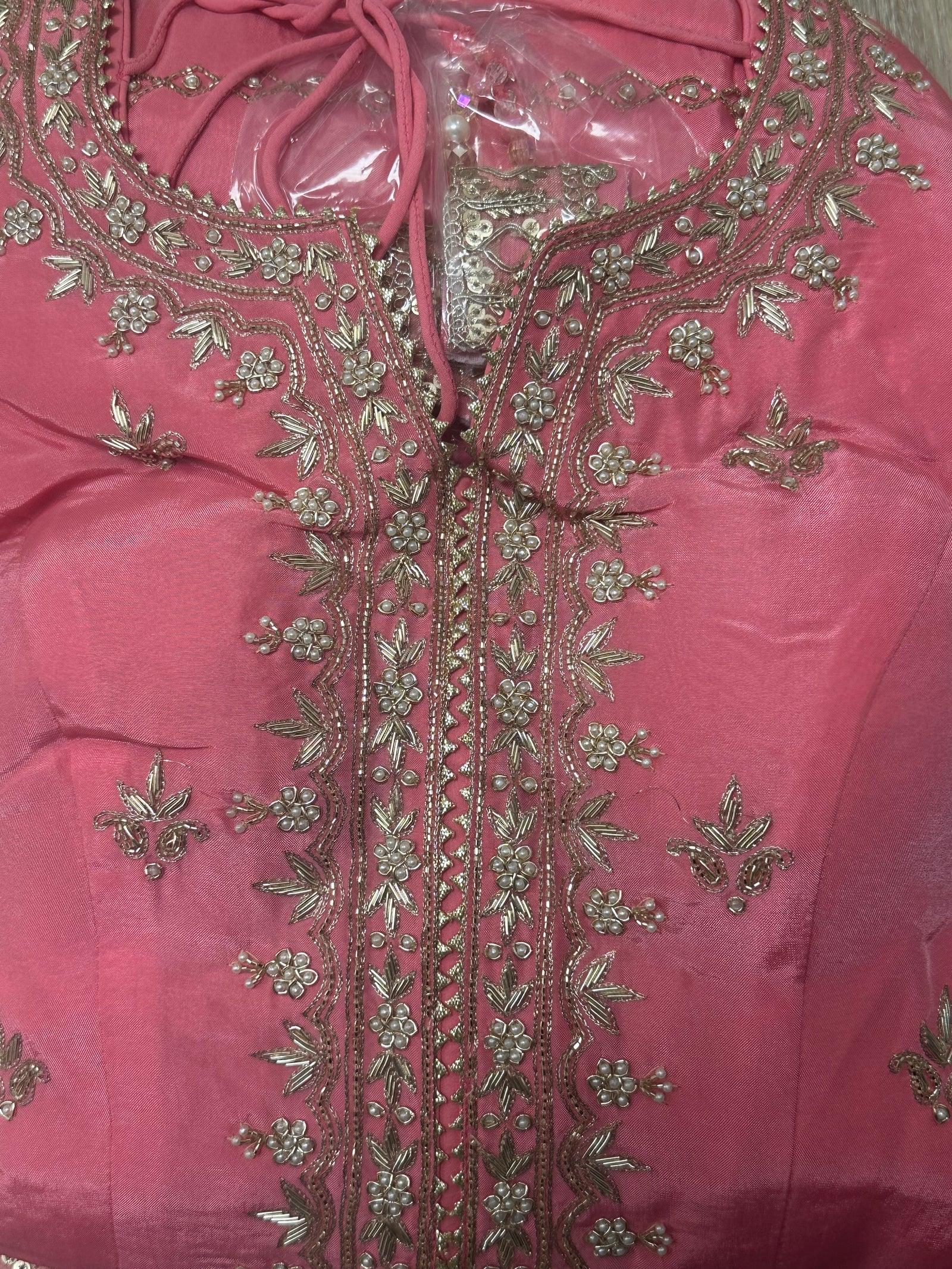 Dabka Embroidery Sharara Suit