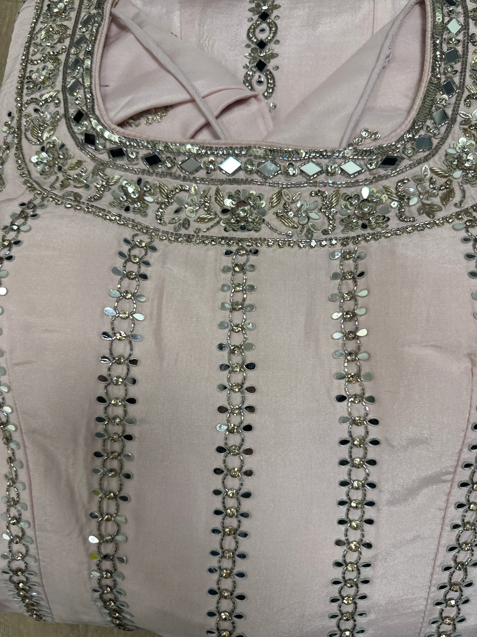 Heavy Mirror Work Sharara Suit