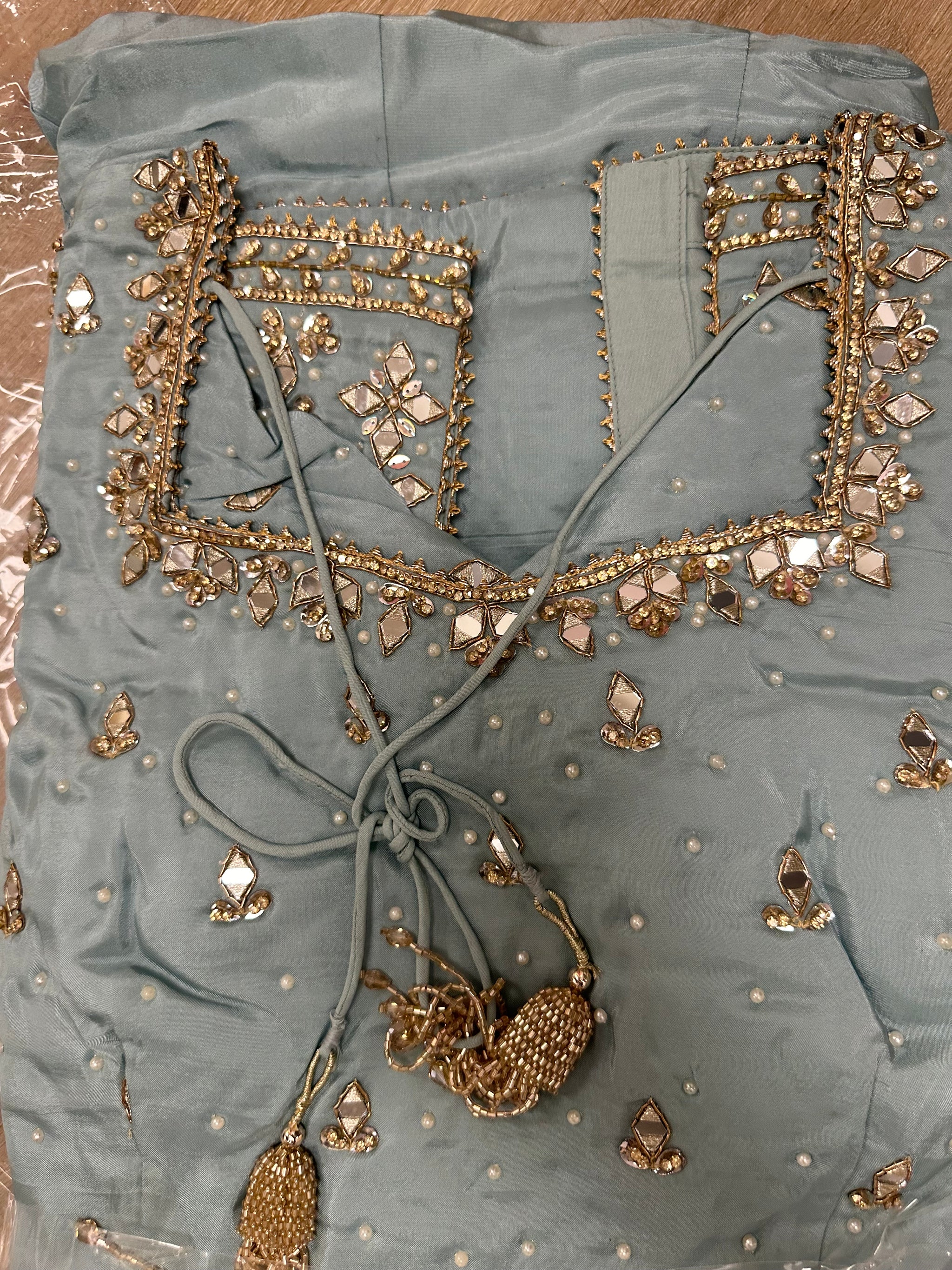 Mirror Motifs Sharara Suit