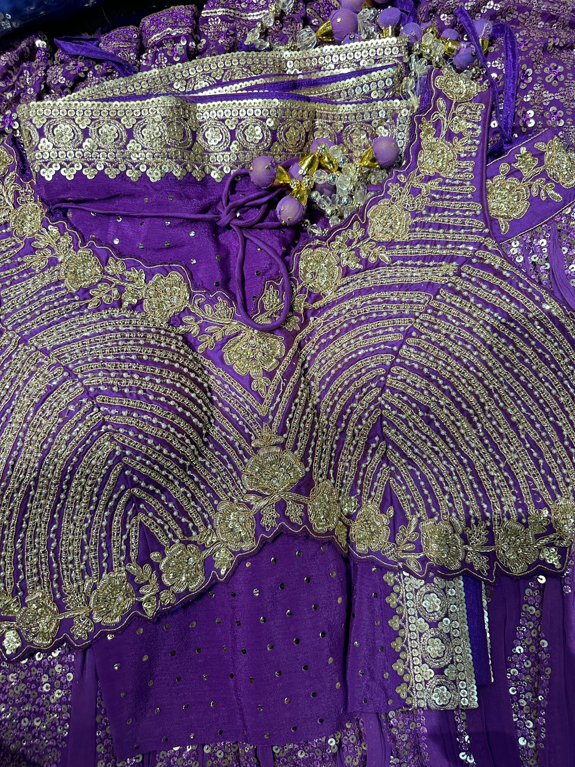 Heavy Blouse With Detailed Work Lehenga