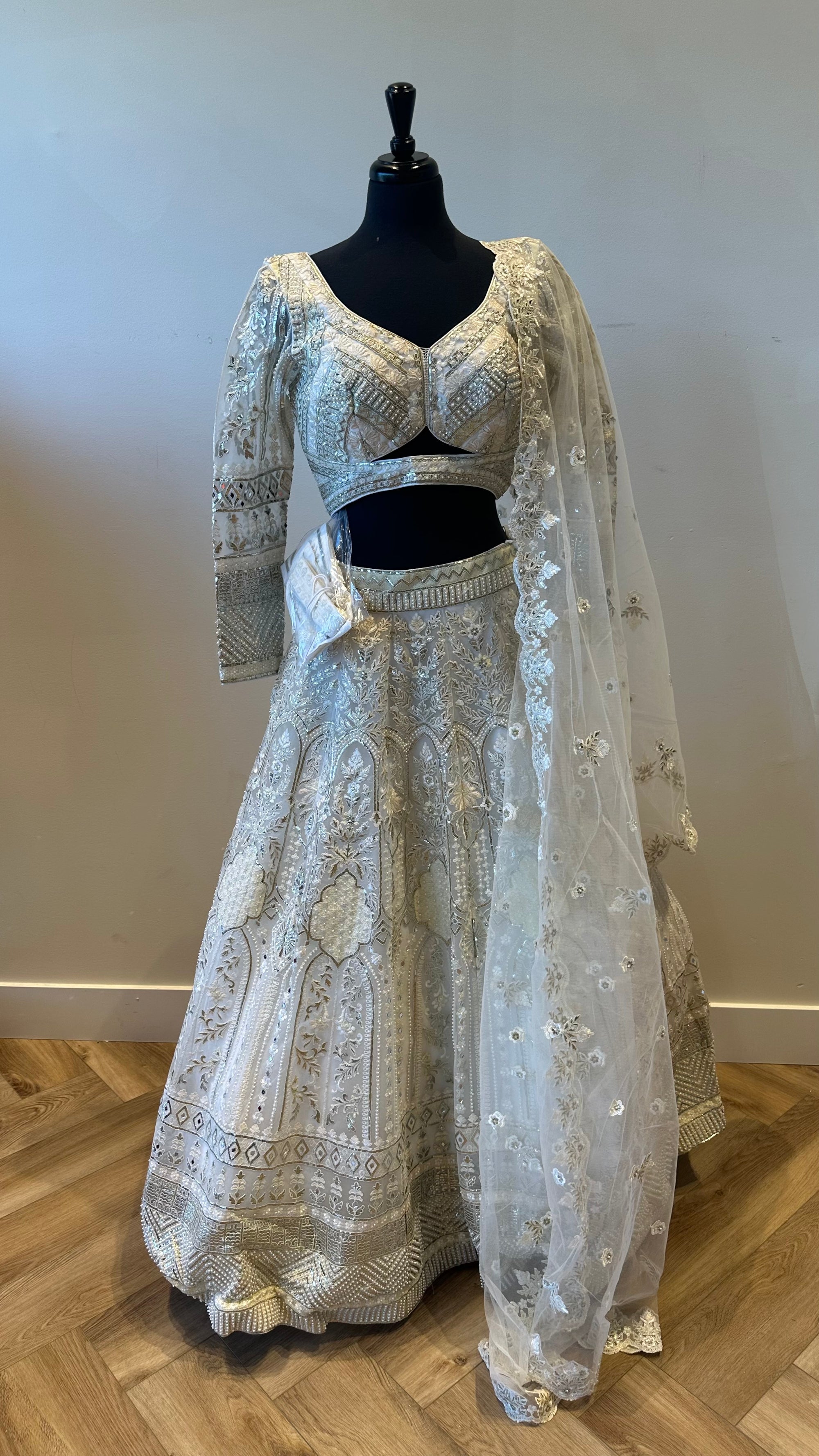 Magnificent Ivory Lehenga