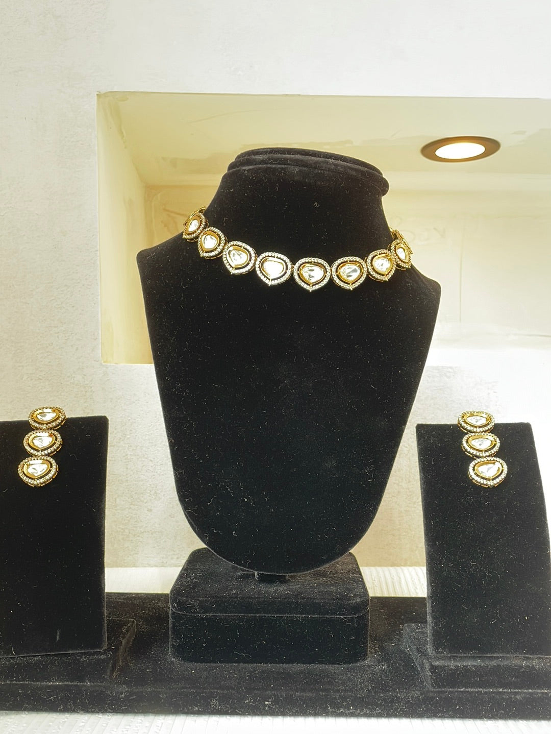 Polki Cut Kundan Set