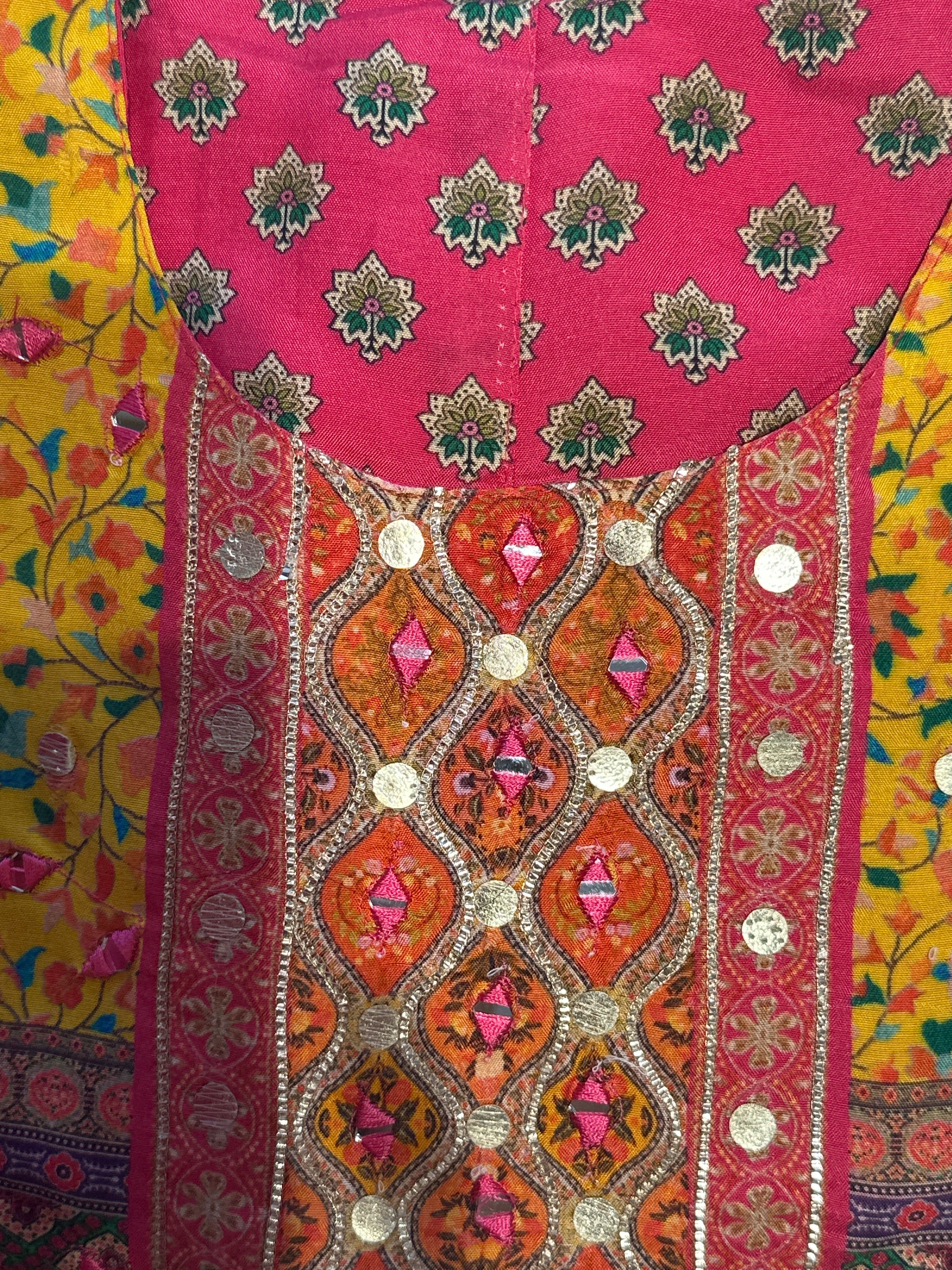 Printed Gharara Suit