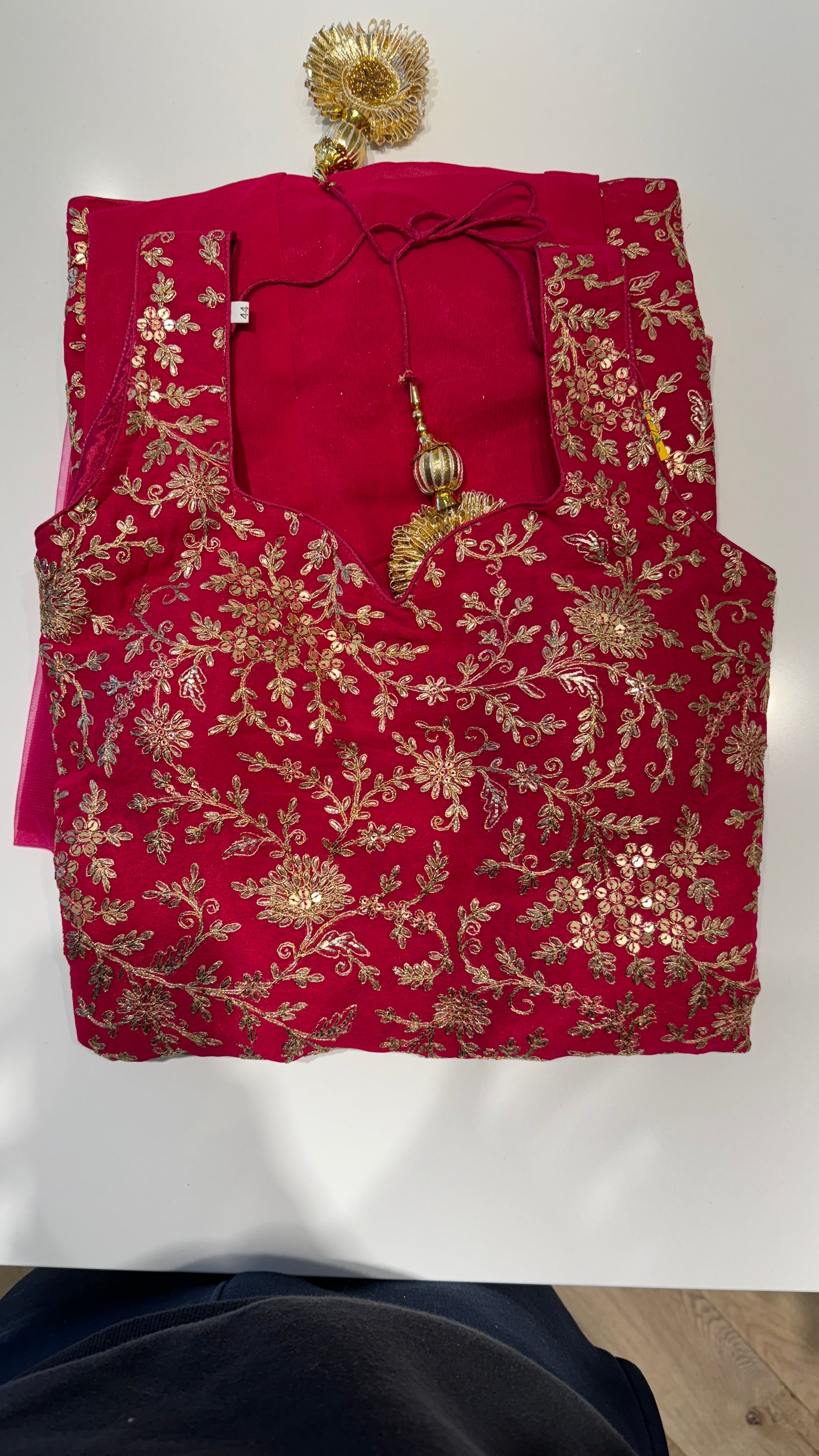 Golden Tila Sharara Suit