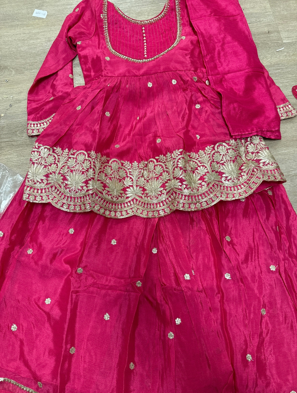 Kids Gharara With Peplum