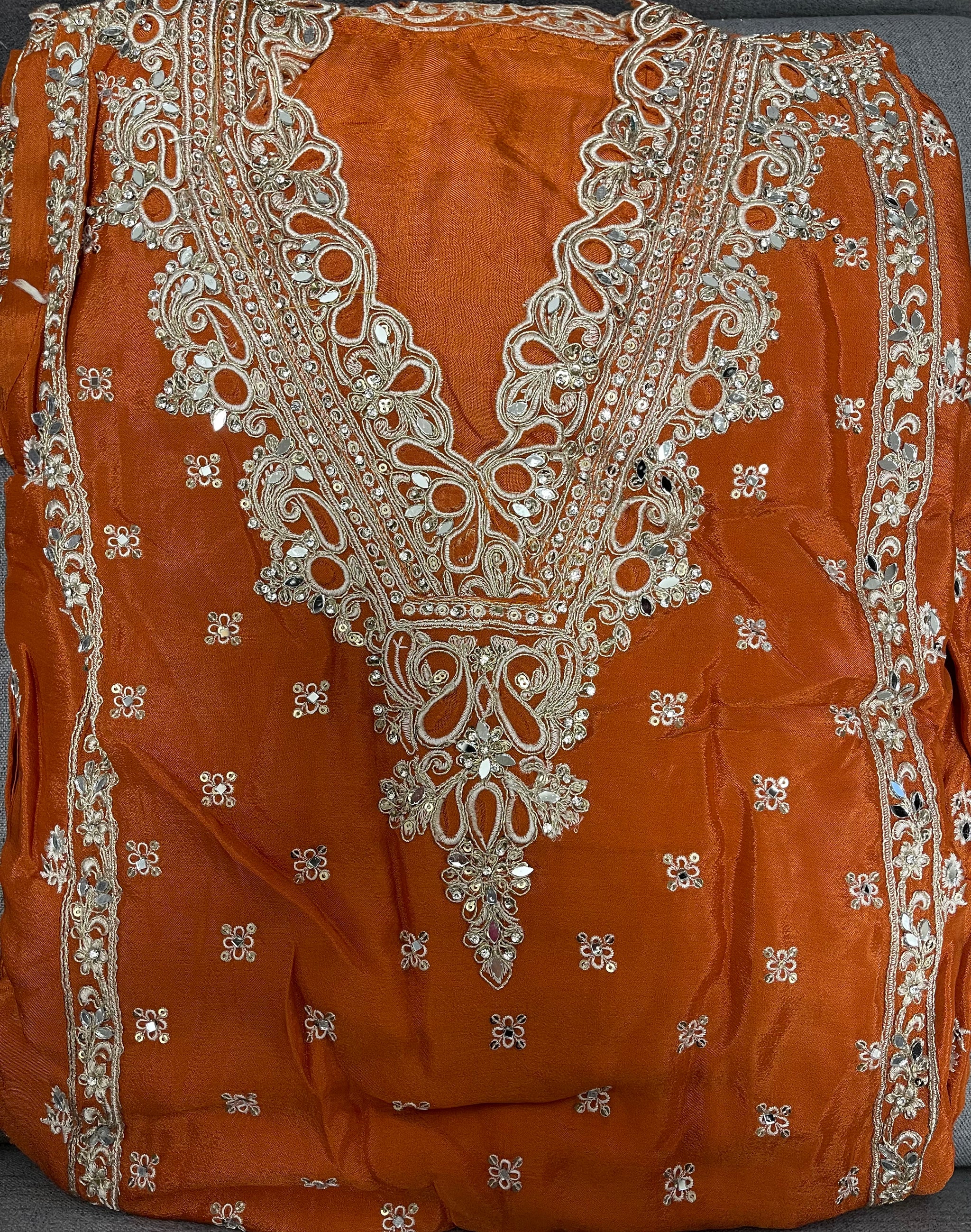 Stunning Cut-Work Pakistani Style Plazzo Suit