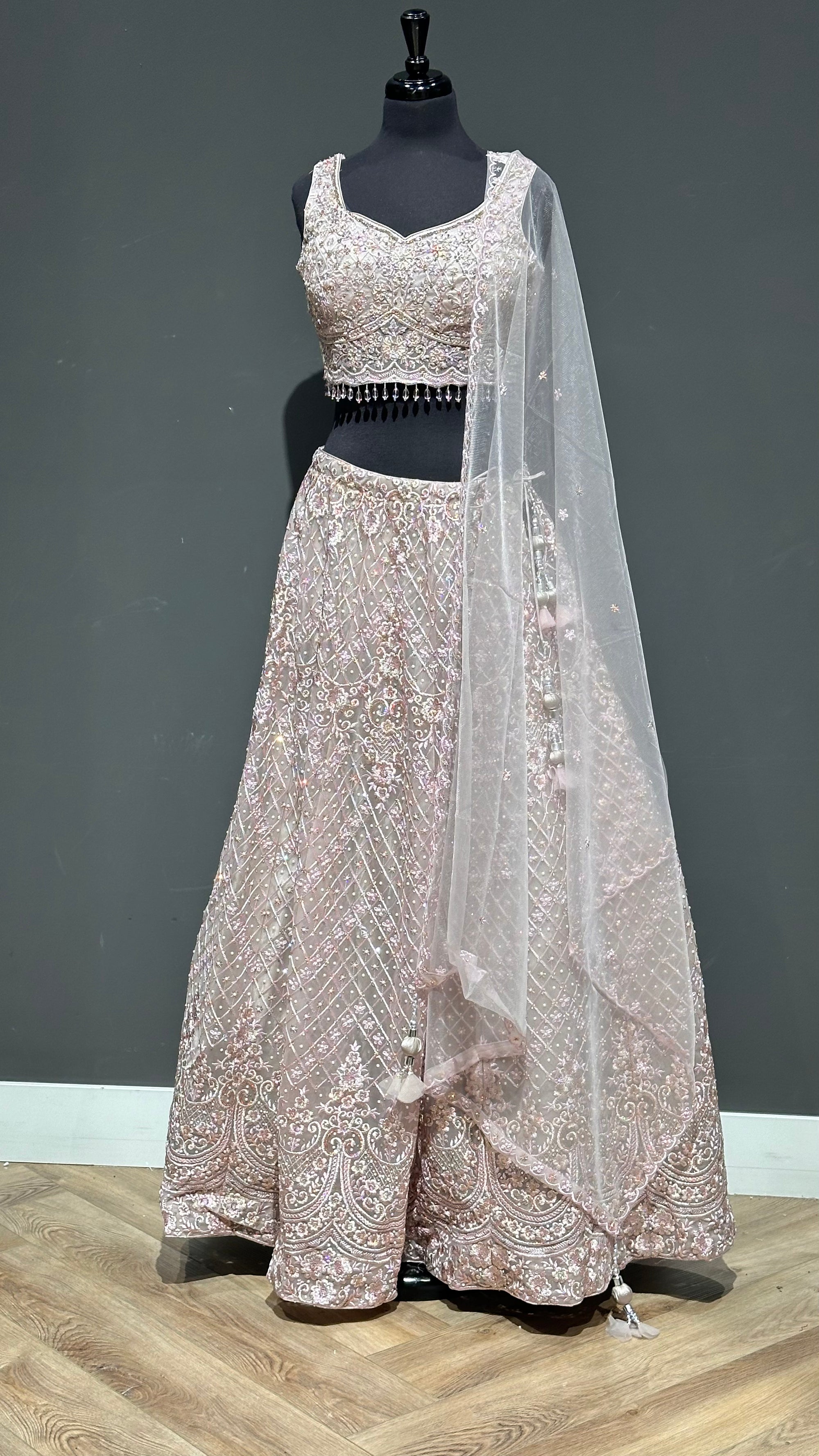 Dusty Mauve Lehenga