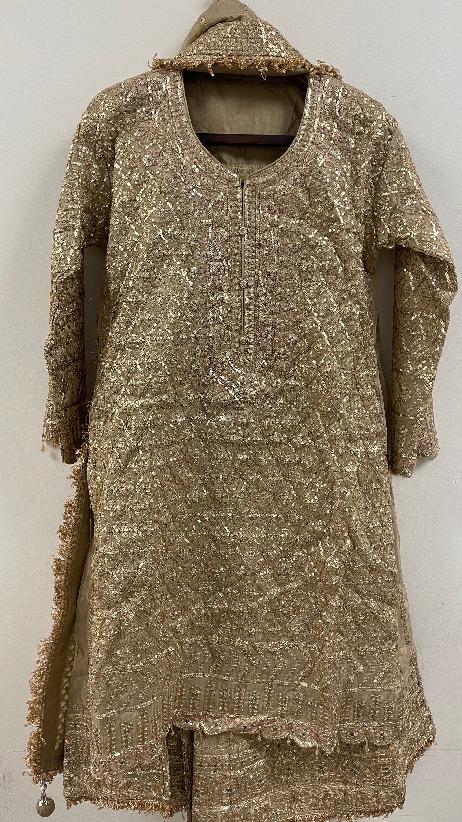 Elegant Heavy Work Sharara Suit