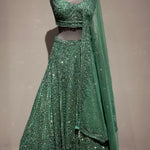 Emerald Embellished  Lehenga