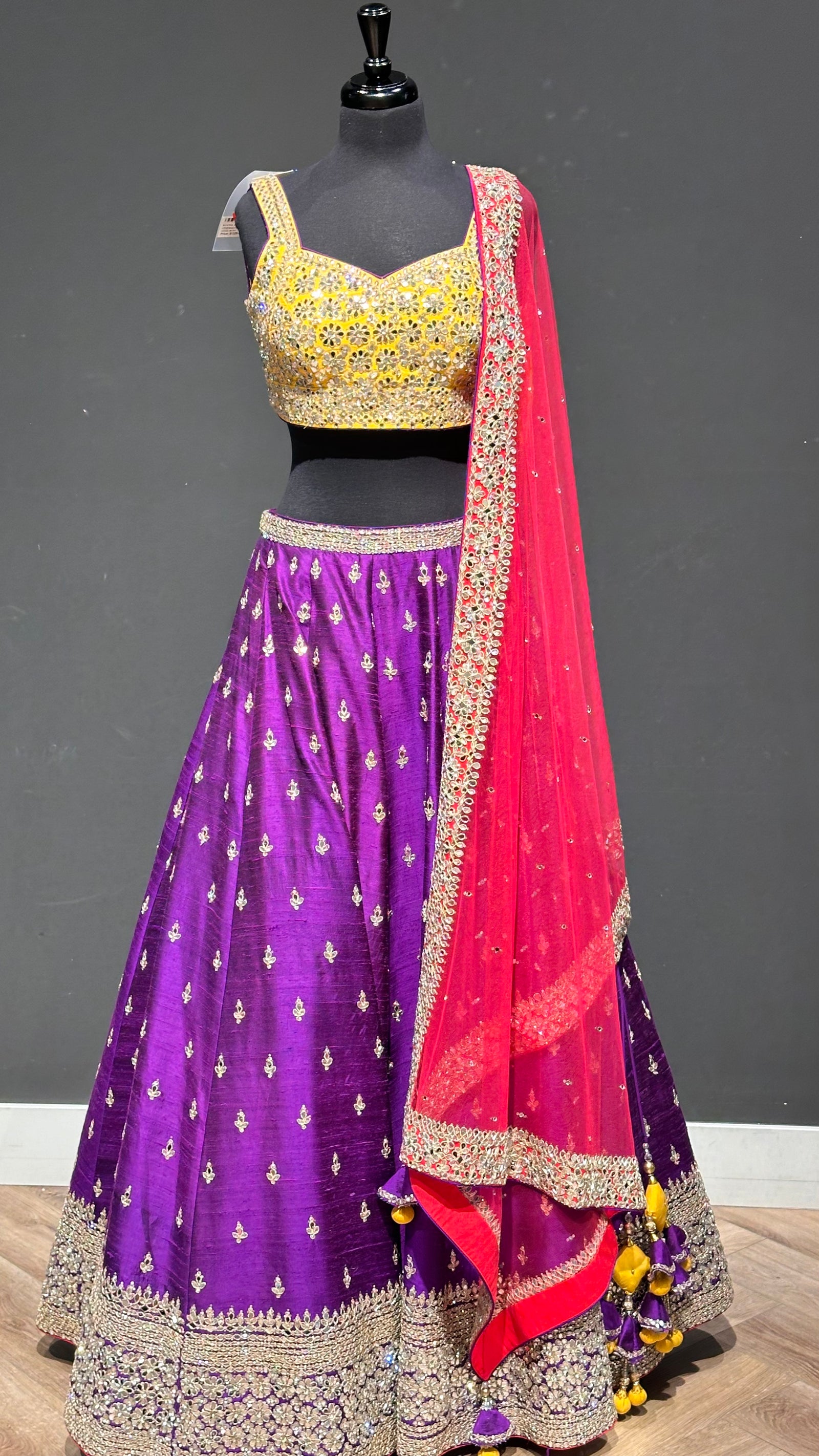 Three tone Lehenga