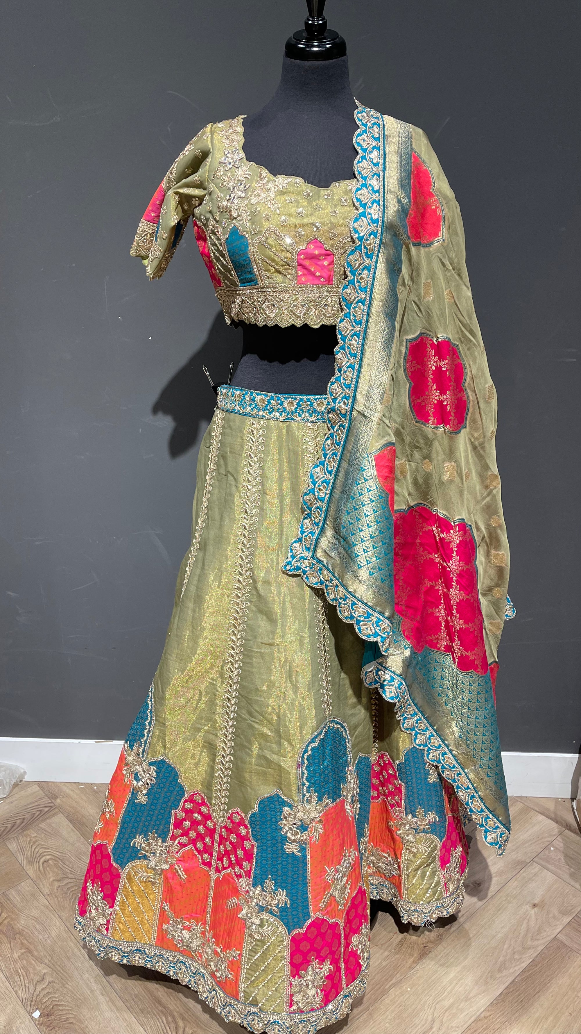 Colourful Sangeet Lehenga