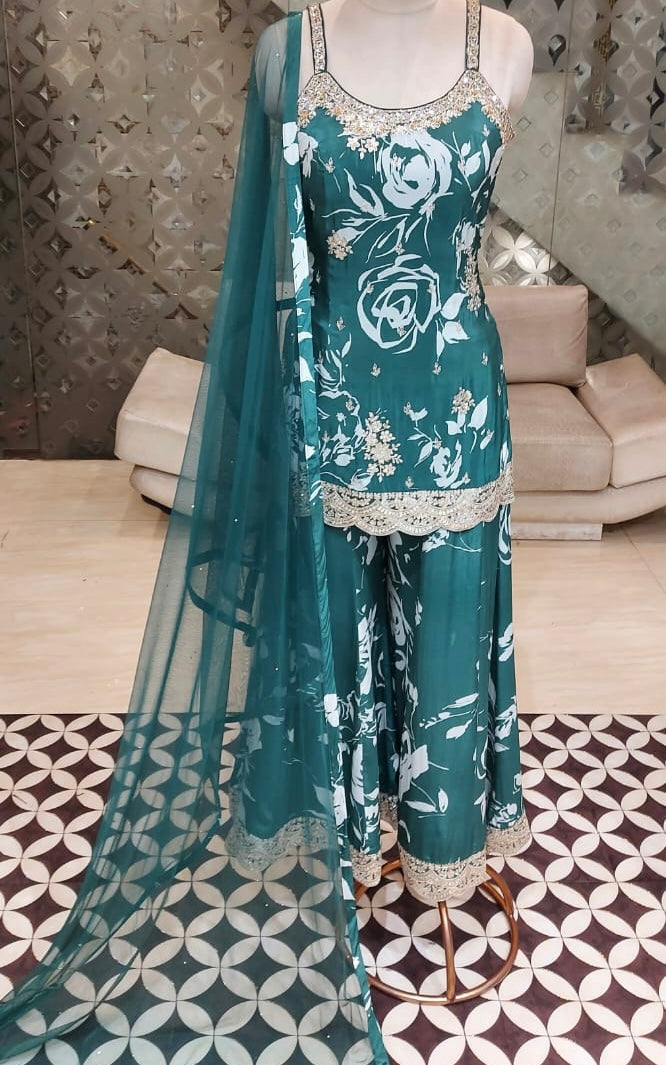 Printed Sharara Suit