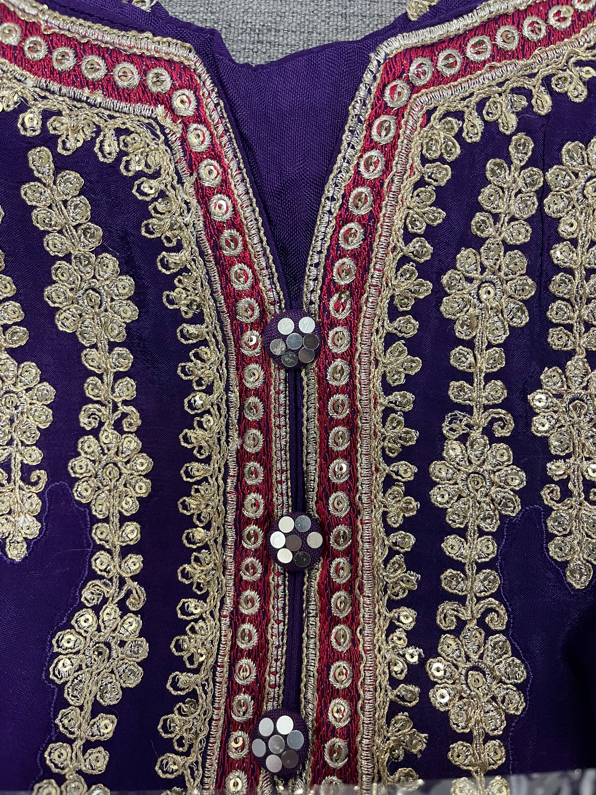 Thread Embroidery Sharara Suit