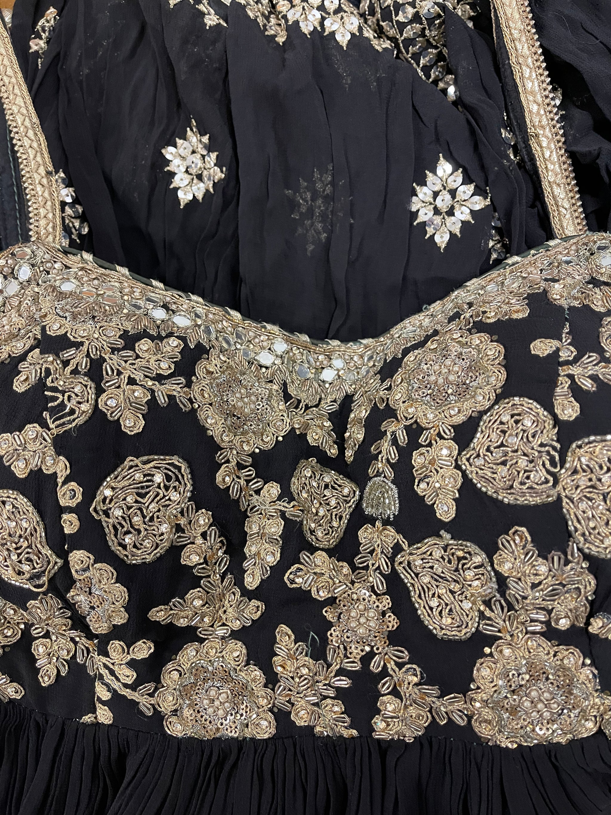 Beautiful Peplum with Gharara Suit