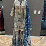 Two-Tone Sharara Suit