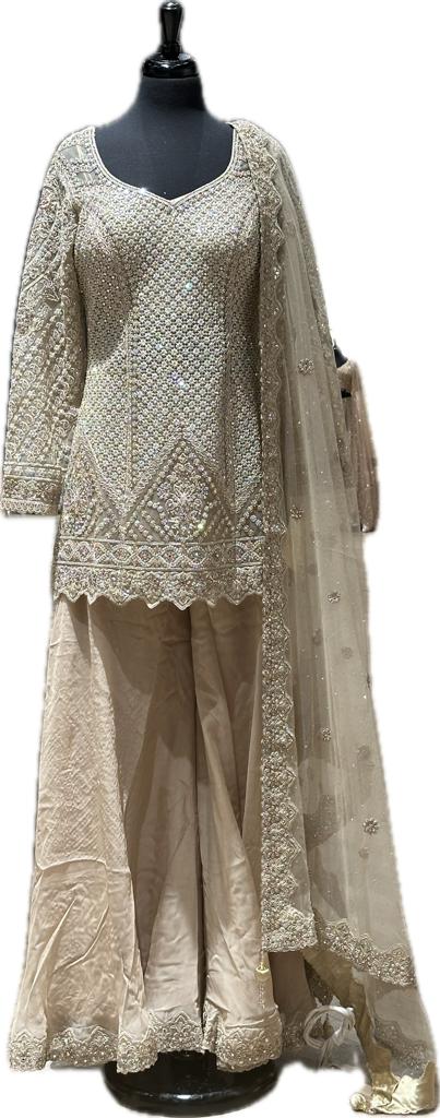 Ethnics Ensemble Featuring Sharara Suit