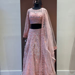 Full Sleeved Embroidered Lehenga