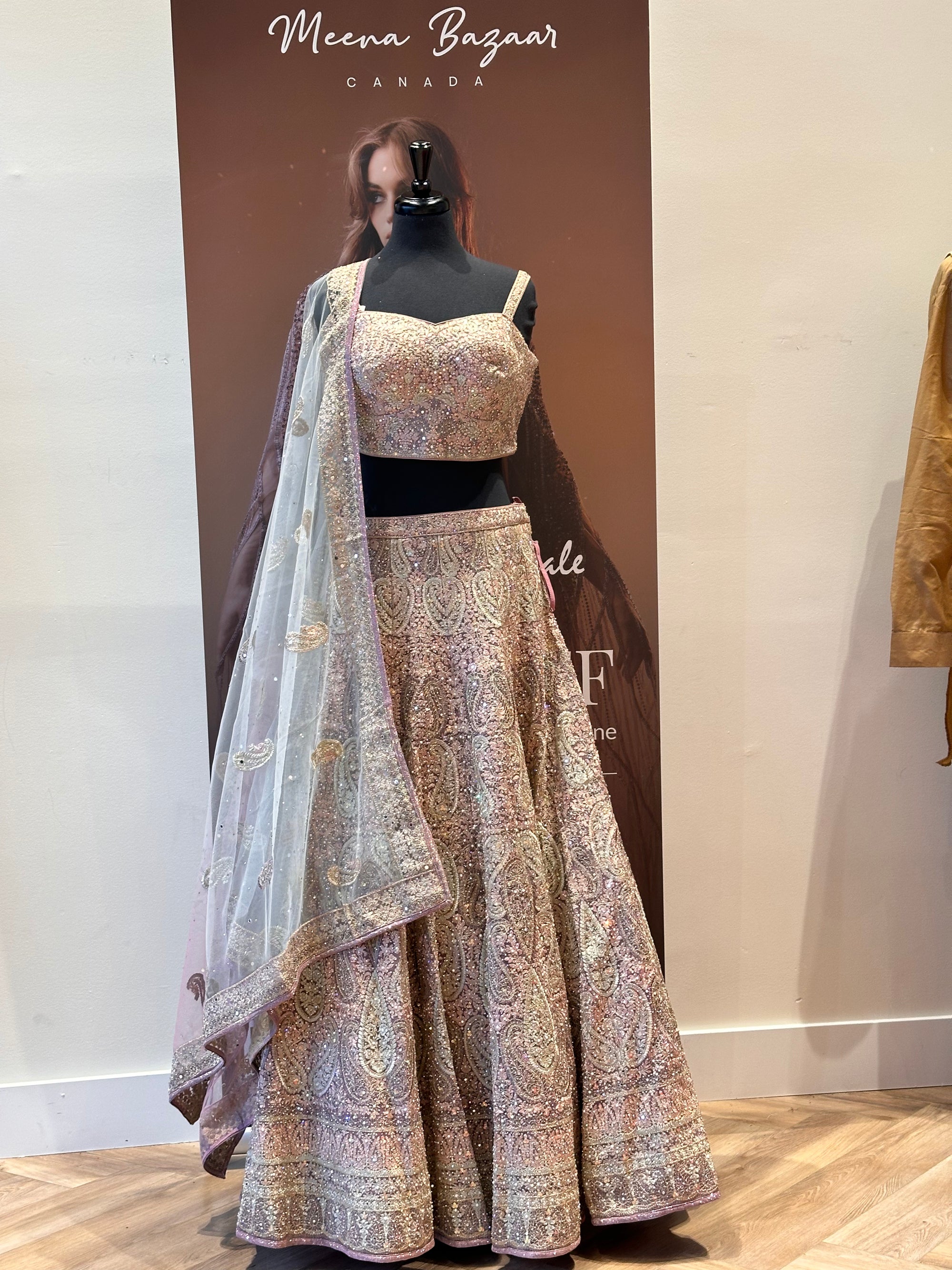 Vintage Vibe Embroidered Lehenga