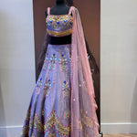 Dusty Mauve Beads Lehenga