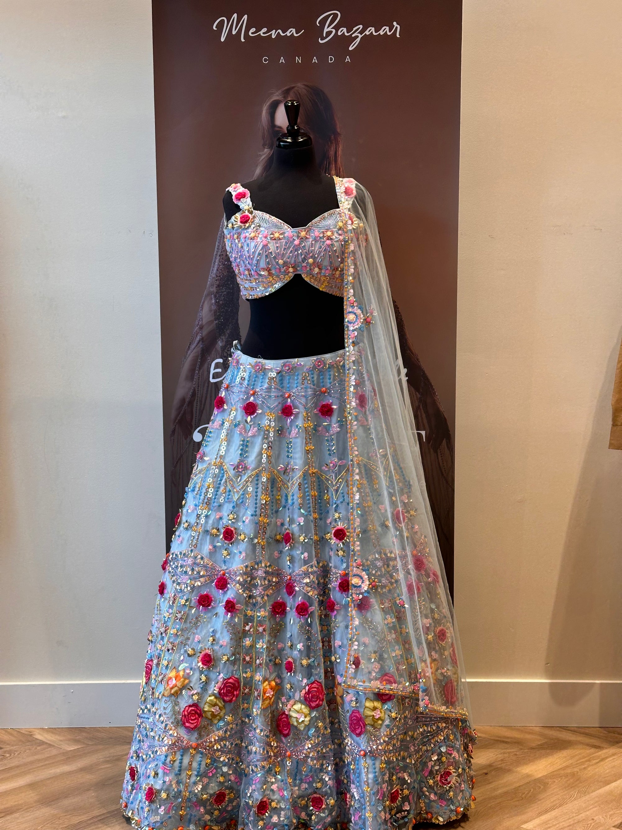 Modern Ethnic Floral Lehenga